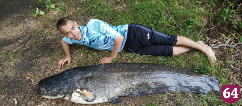 Саратовские рыбаки после фото отпустили 2-метрового сома в Волгу